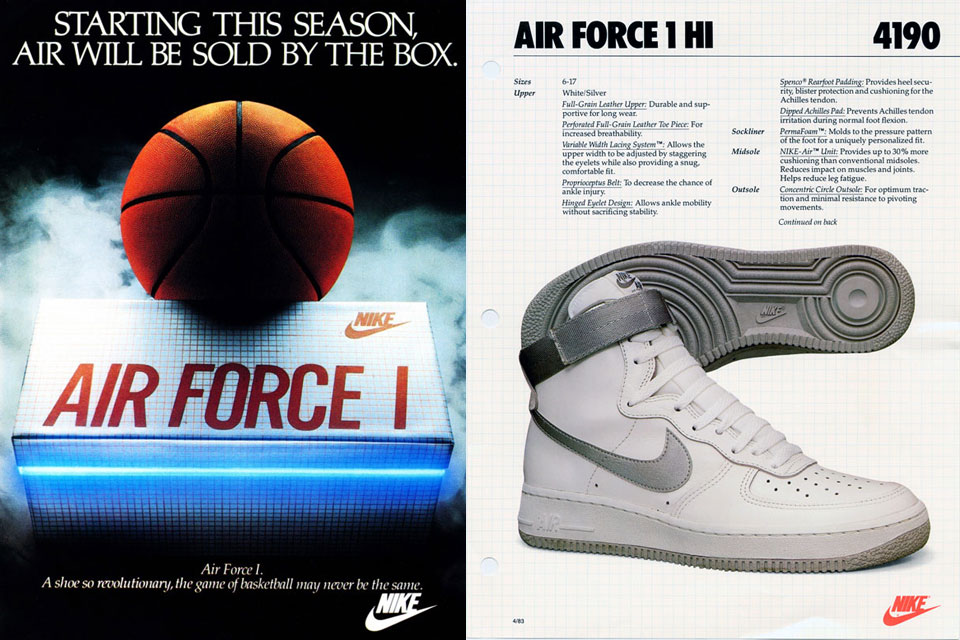 Nike Air Force 1, Awal Dominasi Nike di 
