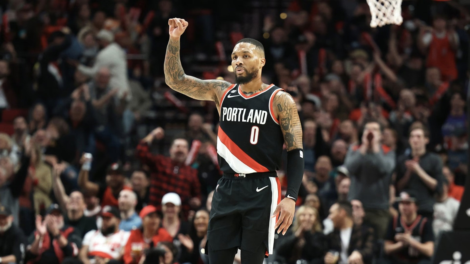 Damian Lillard размах рук